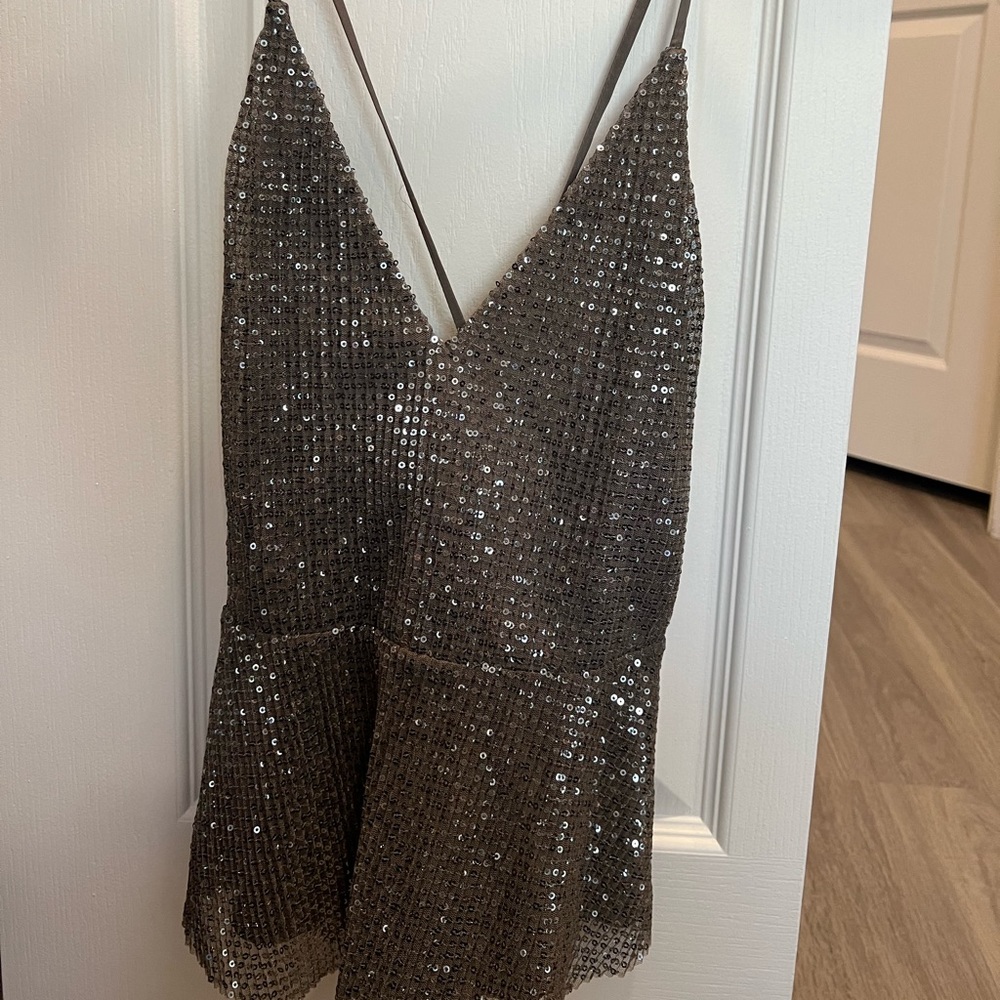 Express XS peplum tank top